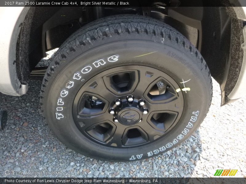 Bright Silver Metallic / Black 2017 Ram 2500 Laramie Crew Cab 4x4