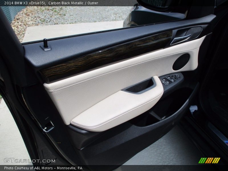 Carbon Black Metallic / Oyster 2014 BMW X3 xDrive35i