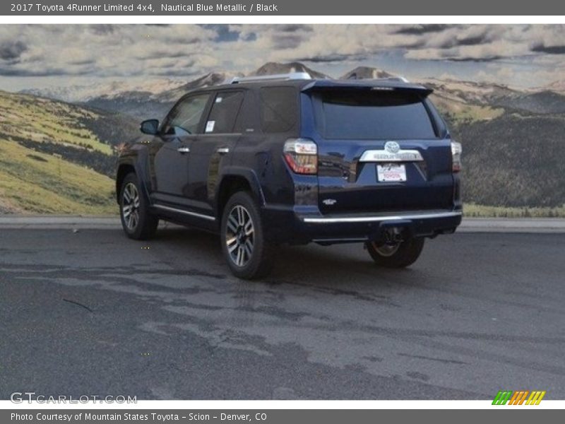 Nautical Blue Metallic / Black 2017 Toyota 4Runner Limited 4x4
