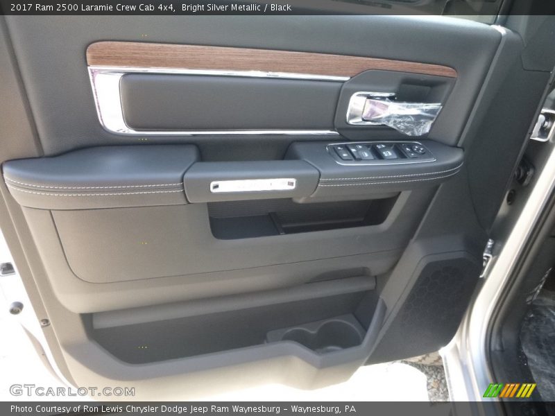 Bright Silver Metallic / Black 2017 Ram 2500 Laramie Crew Cab 4x4
