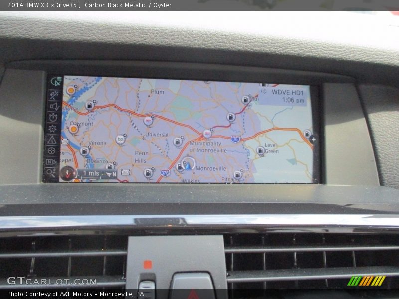 Carbon Black Metallic / Oyster 2014 BMW X3 xDrive35i