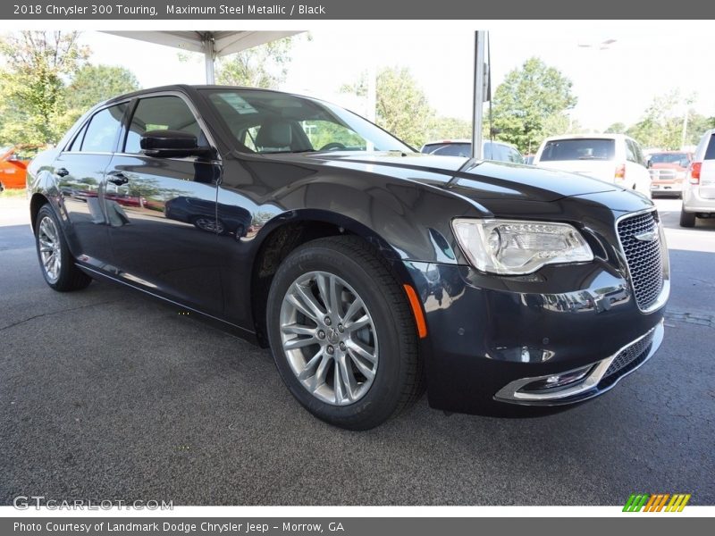 Maximum Steel Metallic / Black 2018 Chrysler 300 Touring