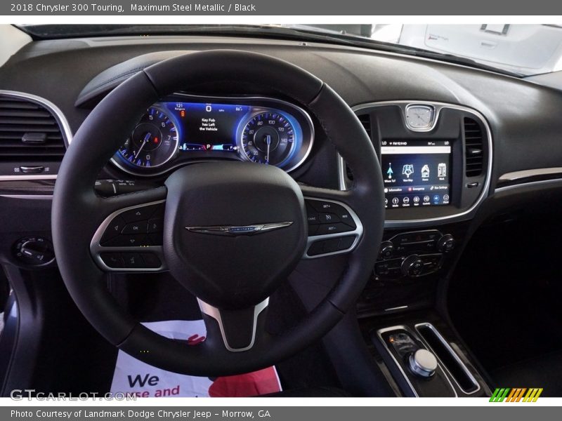 Maximum Steel Metallic / Black 2018 Chrysler 300 Touring
