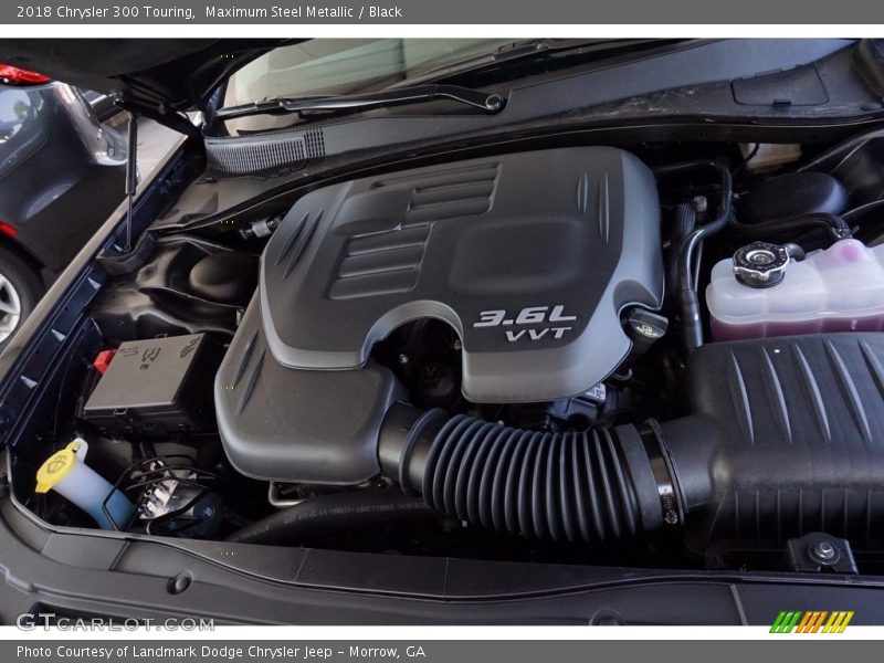 Maximum Steel Metallic / Black 2018 Chrysler 300 Touring