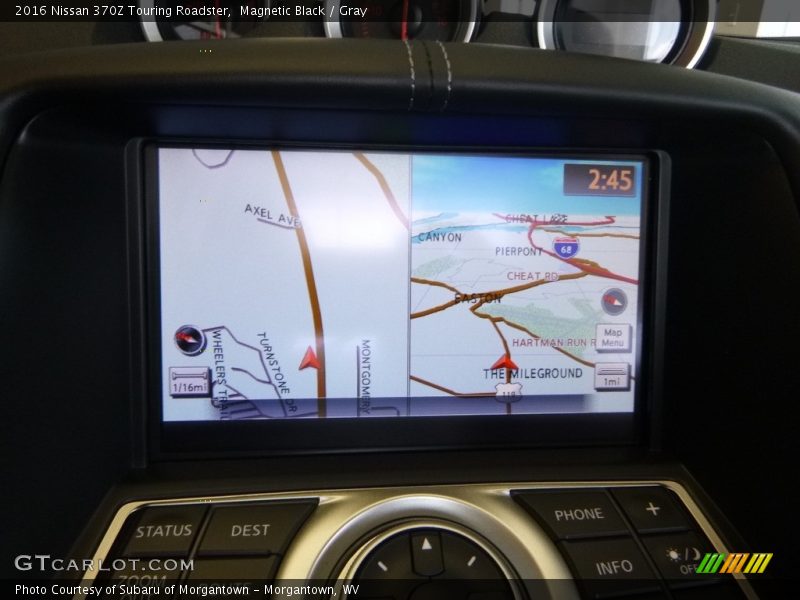 Navigation of 2016 370Z Touring Roadster