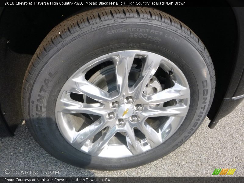 Mosaic Black Metallic / High Country Jet Black/Loft Brown 2018 Chevrolet Traverse High Country AWD