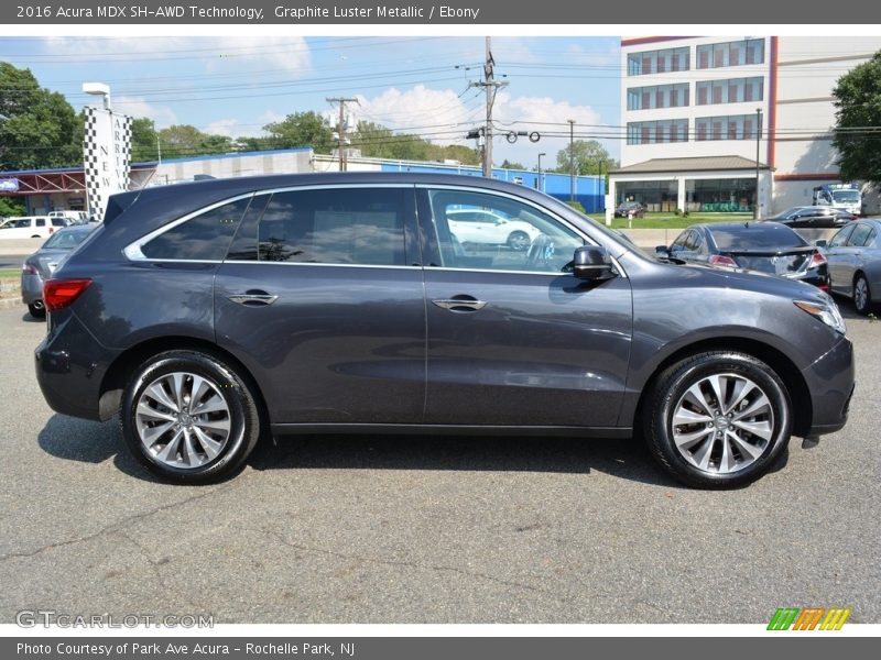 Graphite Luster Metallic / Ebony 2016 Acura MDX SH-AWD Technology