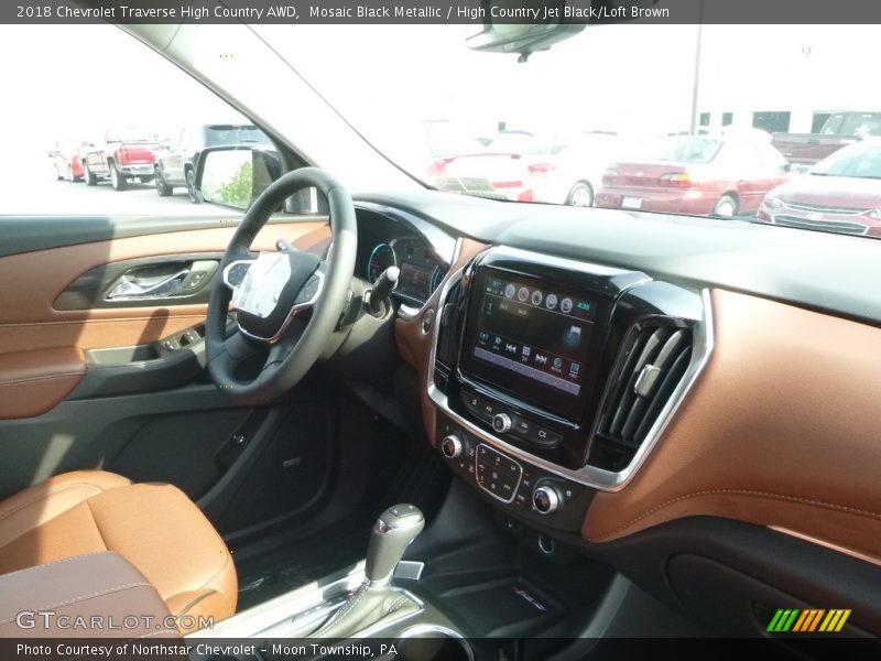 Mosaic Black Metallic / High Country Jet Black/Loft Brown 2018 Chevrolet Traverse High Country AWD