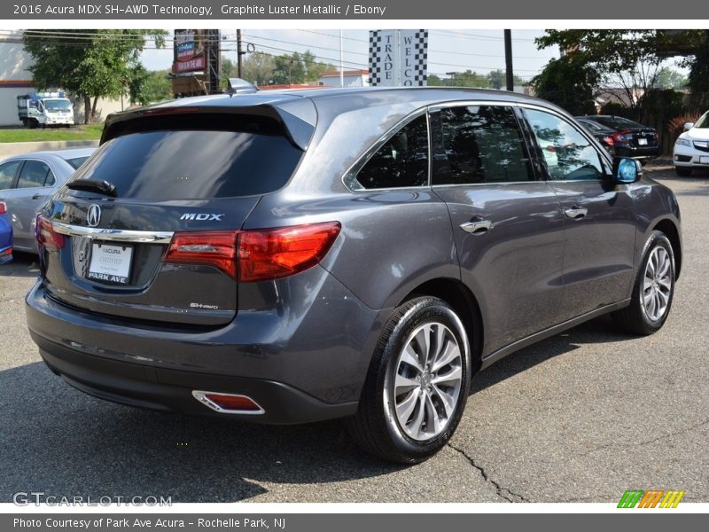 Graphite Luster Metallic / Ebony 2016 Acura MDX SH-AWD Technology