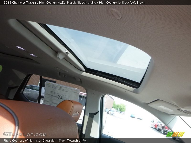 Mosaic Black Metallic / High Country Jet Black/Loft Brown 2018 Chevrolet Traverse High Country AWD