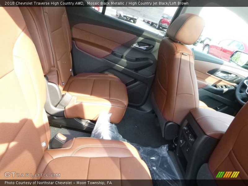 Mosaic Black Metallic / High Country Jet Black/Loft Brown 2018 Chevrolet Traverse High Country AWD