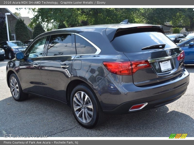 Graphite Luster Metallic / Ebony 2016 Acura MDX SH-AWD Technology