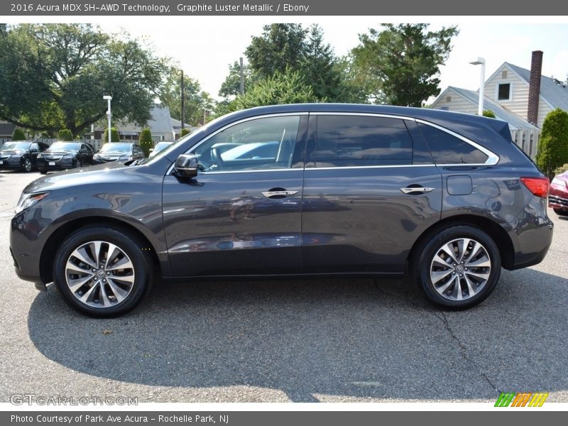 Graphite Luster Metallic / Ebony 2016 Acura MDX SH-AWD Technology