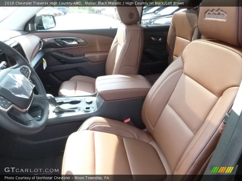 Mosaic Black Metallic / High Country Jet Black/Loft Brown 2018 Chevrolet Traverse High Country AWD