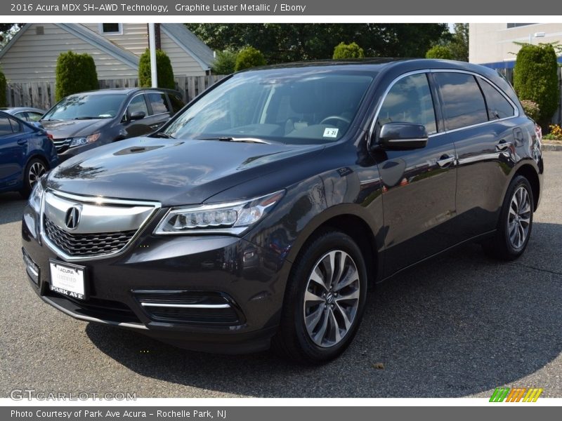 Graphite Luster Metallic / Ebony 2016 Acura MDX SH-AWD Technology