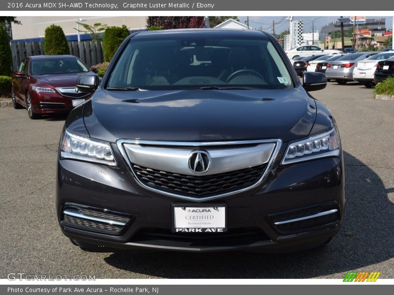 Graphite Luster Metallic / Ebony 2016 Acura MDX SH-AWD Technology