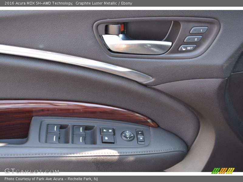 Graphite Luster Metallic / Ebony 2016 Acura MDX SH-AWD Technology