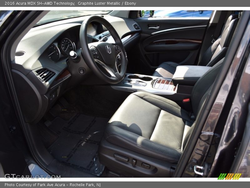 Graphite Luster Metallic / Ebony 2016 Acura MDX SH-AWD Technology