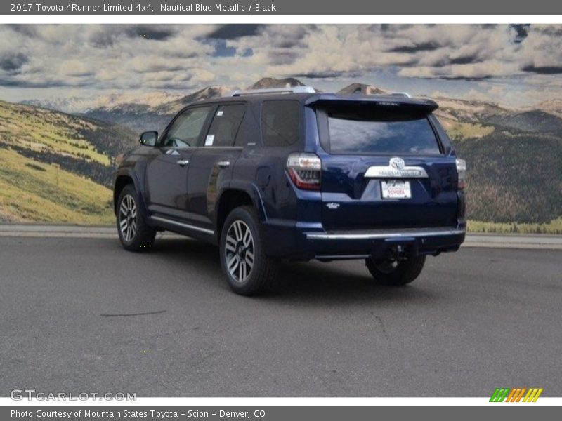 Nautical Blue Metallic / Black 2017 Toyota 4Runner Limited 4x4