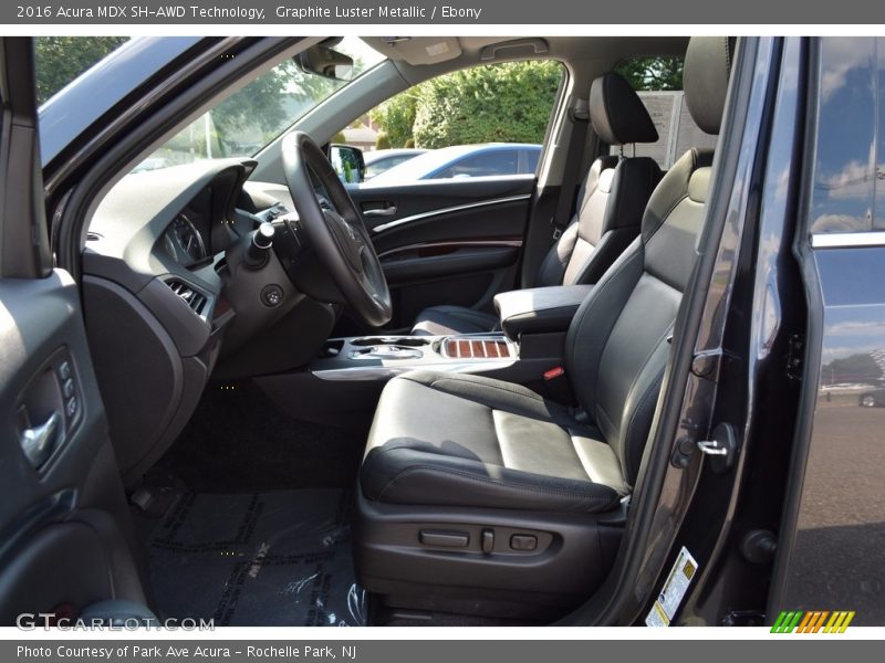Graphite Luster Metallic / Ebony 2016 Acura MDX SH-AWD Technology