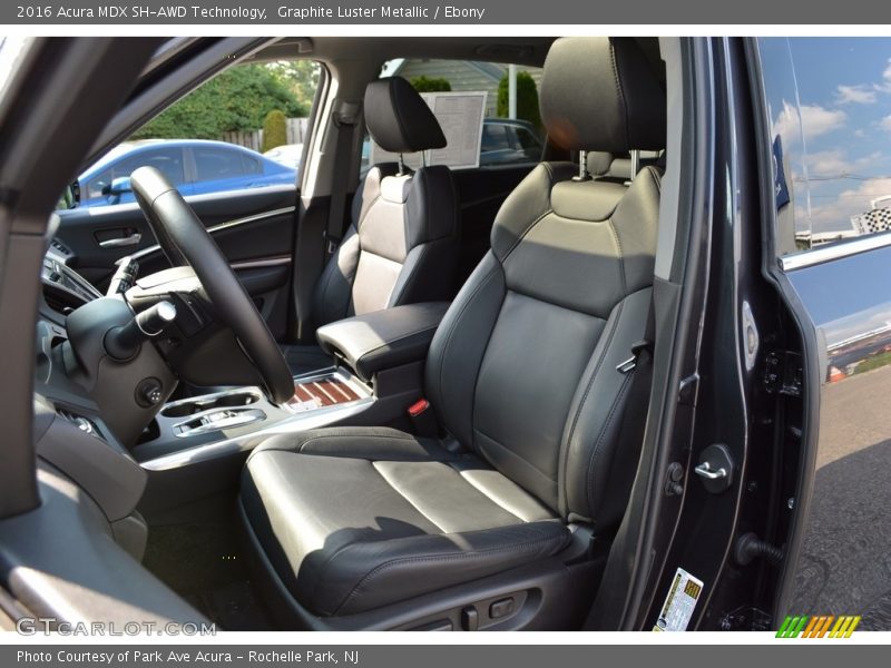 Graphite Luster Metallic / Ebony 2016 Acura MDX SH-AWD Technology