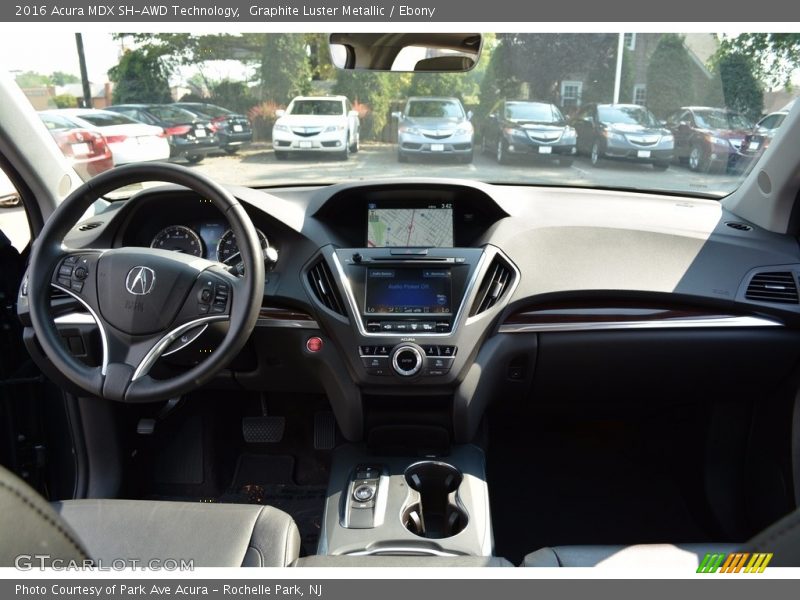 Graphite Luster Metallic / Ebony 2016 Acura MDX SH-AWD Technology
