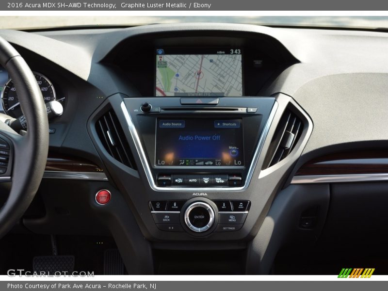 Graphite Luster Metallic / Ebony 2016 Acura MDX SH-AWD Technology