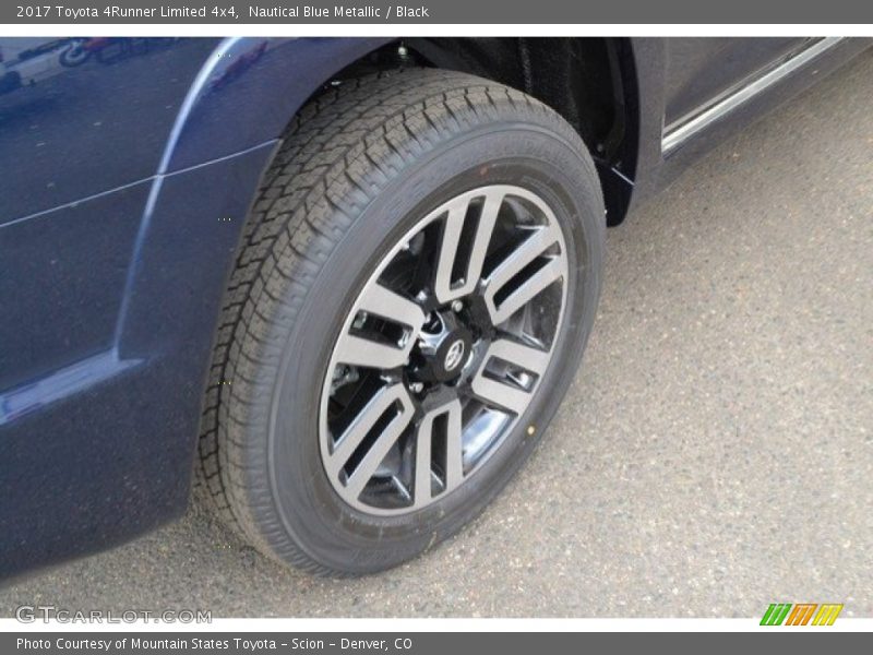 Nautical Blue Metallic / Black 2017 Toyota 4Runner Limited 4x4