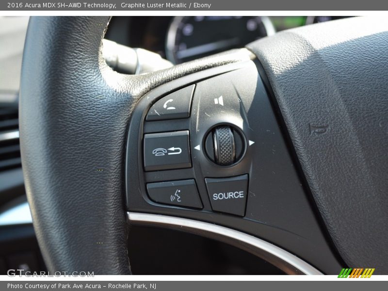 Graphite Luster Metallic / Ebony 2016 Acura MDX SH-AWD Technology