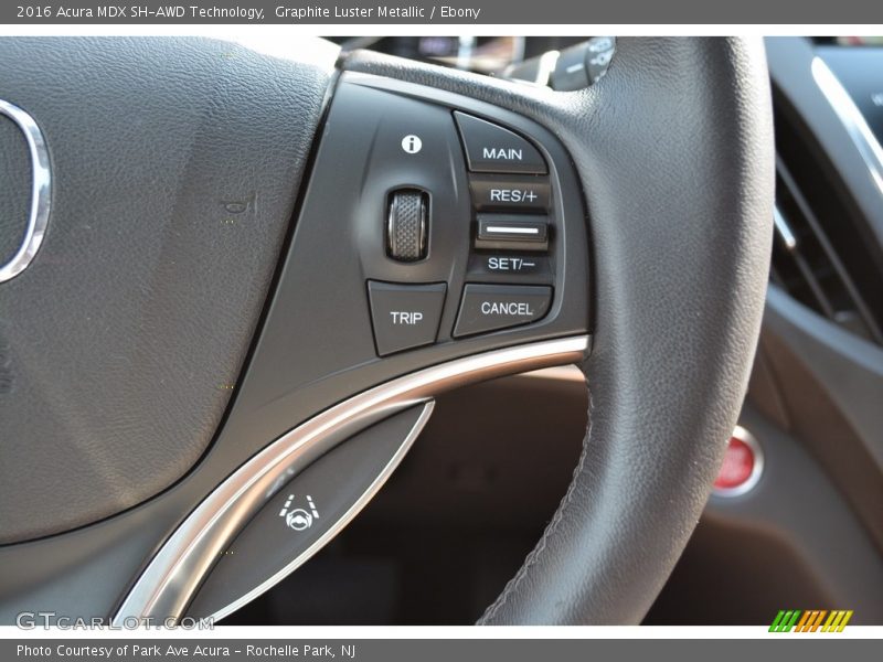 Graphite Luster Metallic / Ebony 2016 Acura MDX SH-AWD Technology