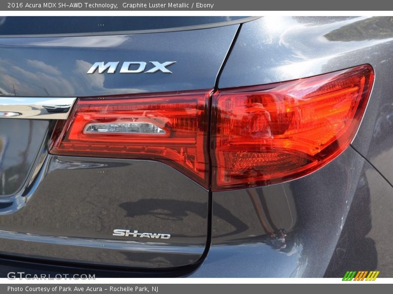 Graphite Luster Metallic / Ebony 2016 Acura MDX SH-AWD Technology
