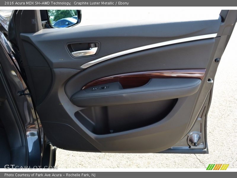 Graphite Luster Metallic / Ebony 2016 Acura MDX SH-AWD Technology