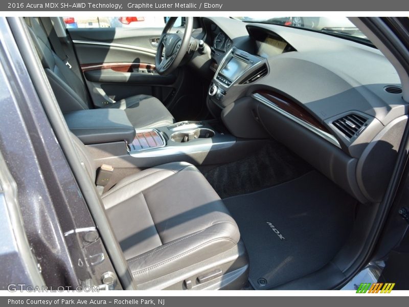Graphite Luster Metallic / Ebony 2016 Acura MDX SH-AWD Technology