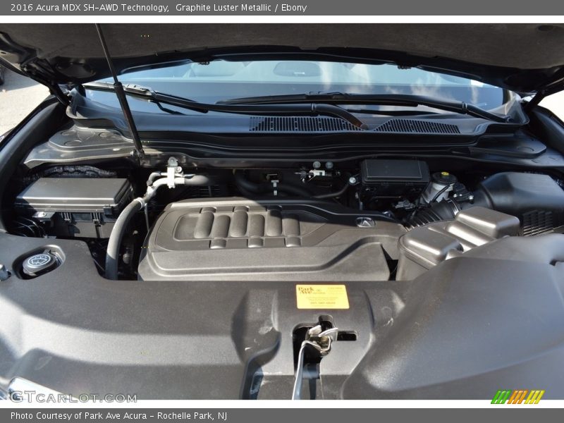 Graphite Luster Metallic / Ebony 2016 Acura MDX SH-AWD Technology
