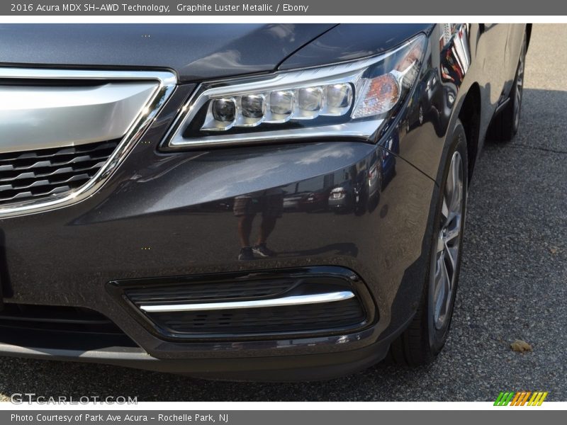 Graphite Luster Metallic / Ebony 2016 Acura MDX SH-AWD Technology