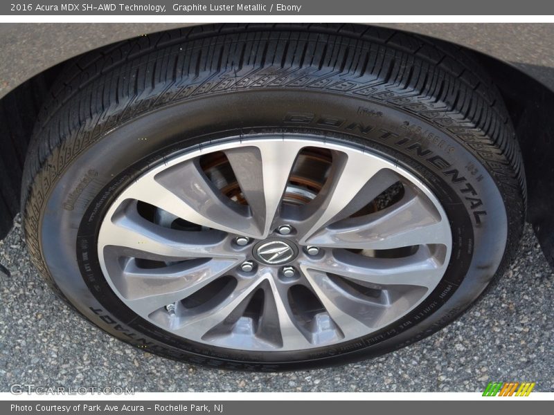 Graphite Luster Metallic / Ebony 2016 Acura MDX SH-AWD Technology
