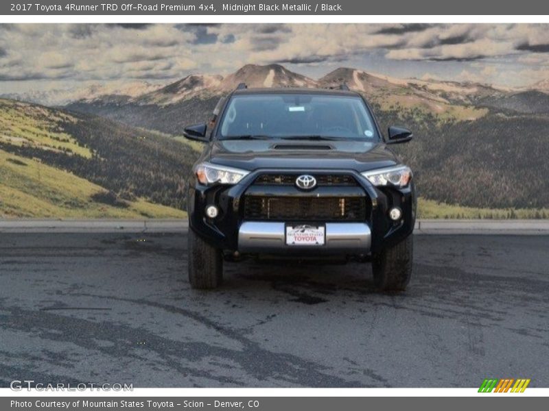 Midnight Black Metallic / Black 2017 Toyota 4Runner TRD Off-Road Premium 4x4
