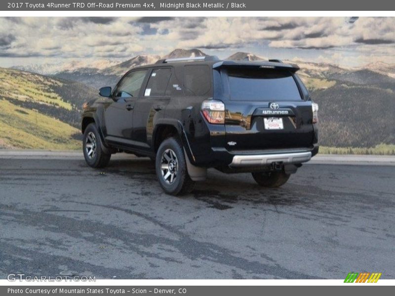 Midnight Black Metallic / Black 2017 Toyota 4Runner TRD Off-Road Premium 4x4