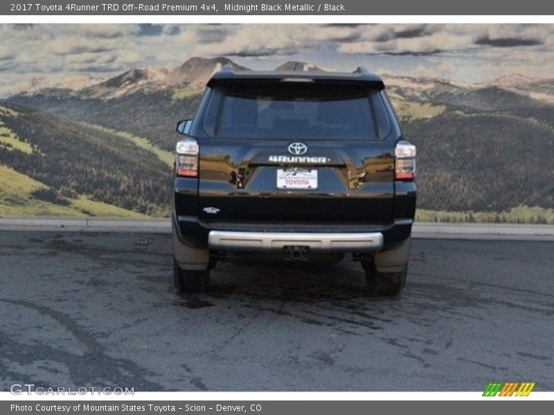 Midnight Black Metallic / Black 2017 Toyota 4Runner TRD Off-Road Premium 4x4