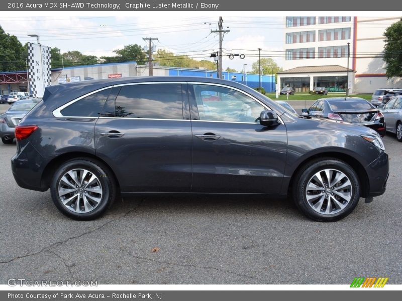 Graphite Luster Metallic / Ebony 2016 Acura MDX SH-AWD Technology