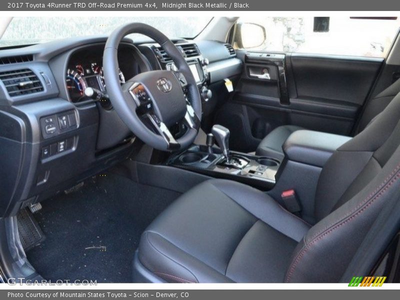 Midnight Black Metallic / Black 2017 Toyota 4Runner TRD Off-Road Premium 4x4