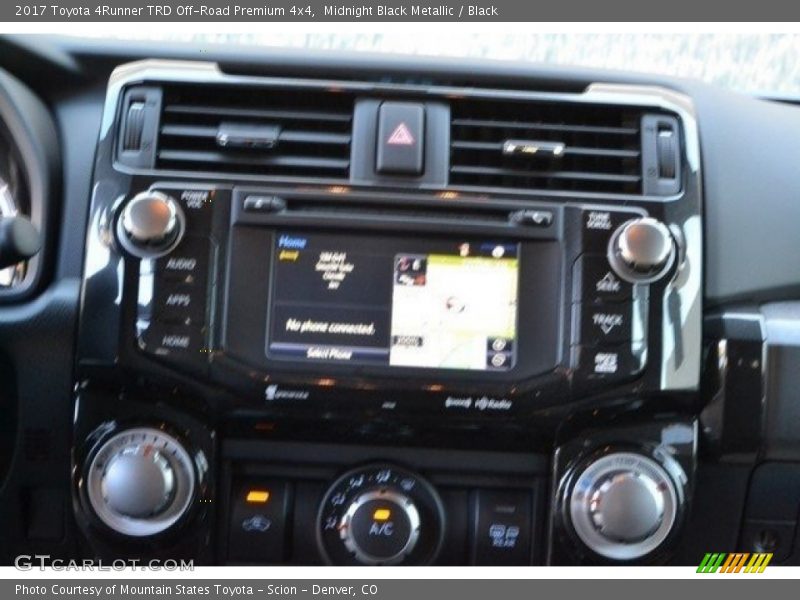 Midnight Black Metallic / Black 2017 Toyota 4Runner TRD Off-Road Premium 4x4