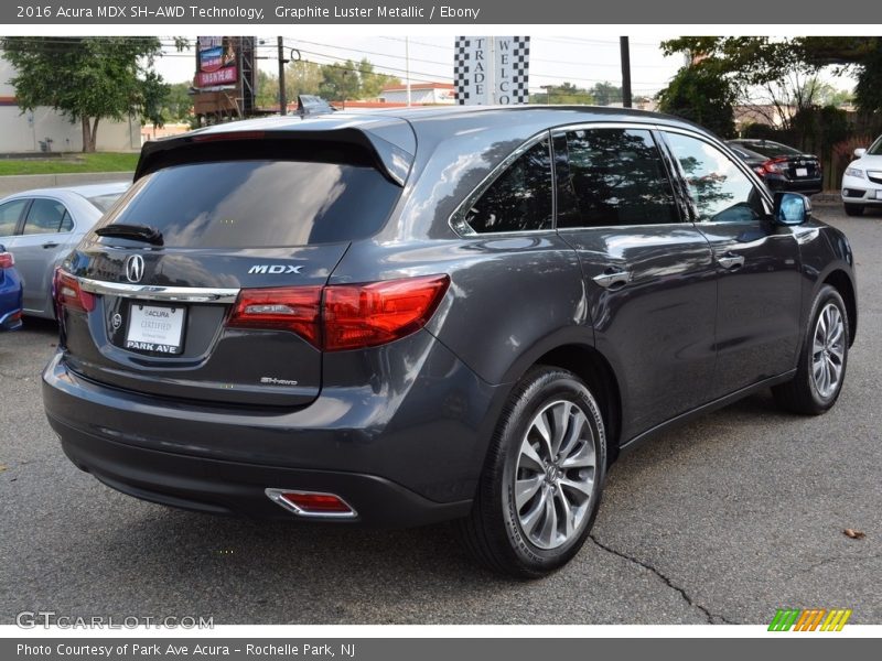 Graphite Luster Metallic / Ebony 2016 Acura MDX SH-AWD Technology