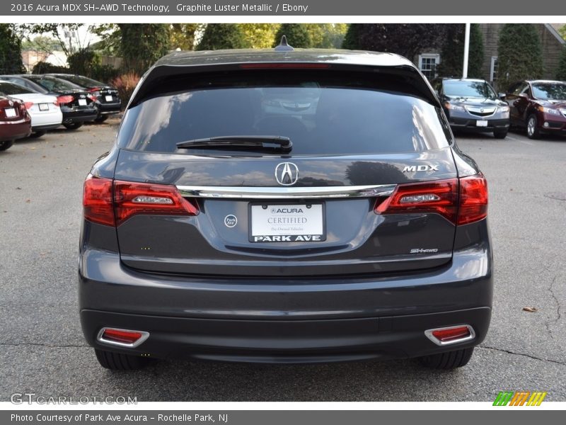 Graphite Luster Metallic / Ebony 2016 Acura MDX SH-AWD Technology
