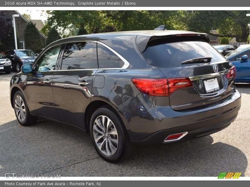 Graphite Luster Metallic / Ebony 2016 Acura MDX SH-AWD Technology