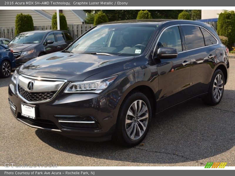 Graphite Luster Metallic / Ebony 2016 Acura MDX SH-AWD Technology