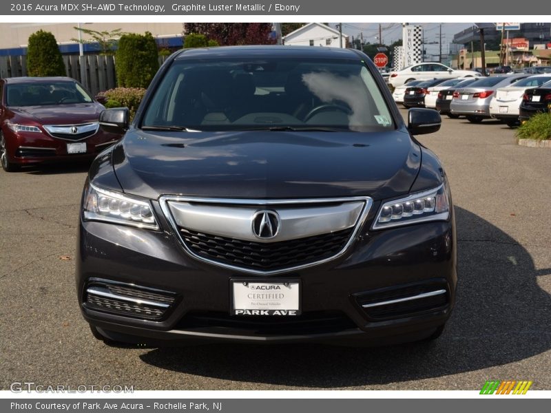Graphite Luster Metallic / Ebony 2016 Acura MDX SH-AWD Technology