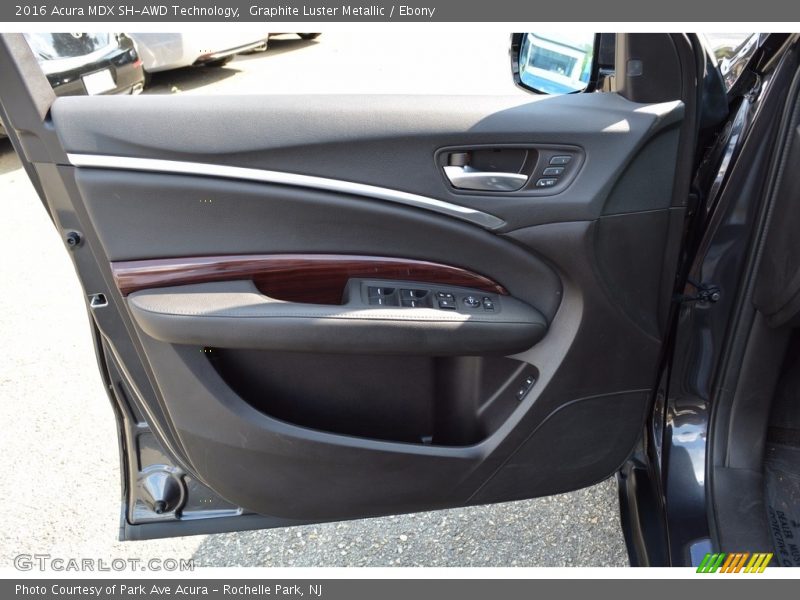 Graphite Luster Metallic / Ebony 2016 Acura MDX SH-AWD Technology