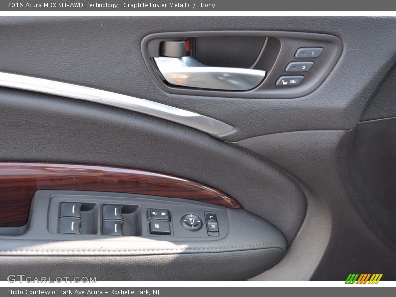 Graphite Luster Metallic / Ebony 2016 Acura MDX SH-AWD Technology