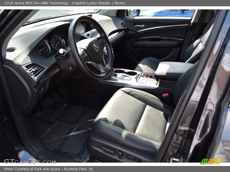 Graphite Luster Metallic / Ebony 2016 Acura MDX SH-AWD Technology